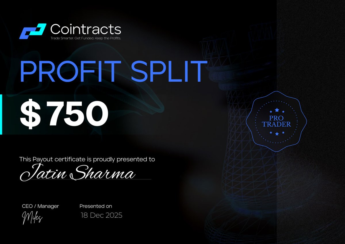 cointracts's tweet image. 💸 PAYOUT UPDATE!

More traders. More payouts.
Congrats to everyone who got PAID this month! 🔥

Your turn next 👀