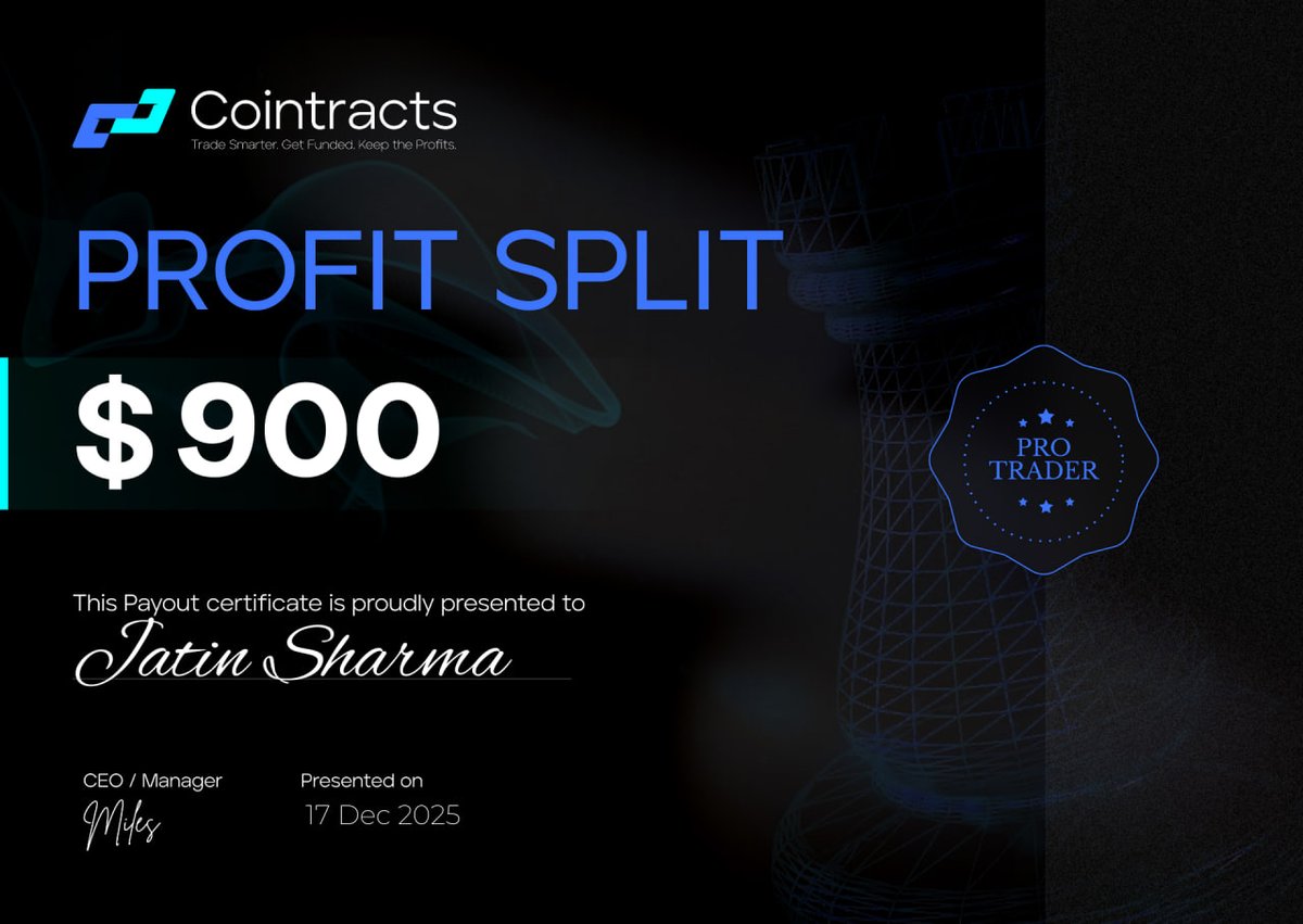 cointracts's tweet image. 💸 PAYOUT UPDATE!

More traders. More payouts.
Congrats to everyone who got PAID this month! 🔥

Your turn next 👀