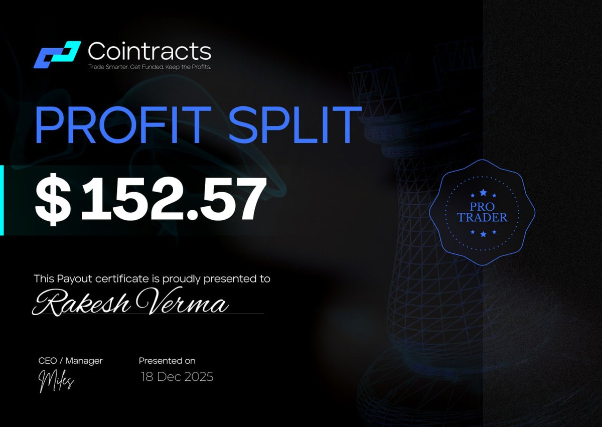 cointracts's tweet image. 💸 PAYOUT UPDATE!

More traders. More payouts.
Congrats to everyone who got PAID this month! 🔥

Your turn next 👀