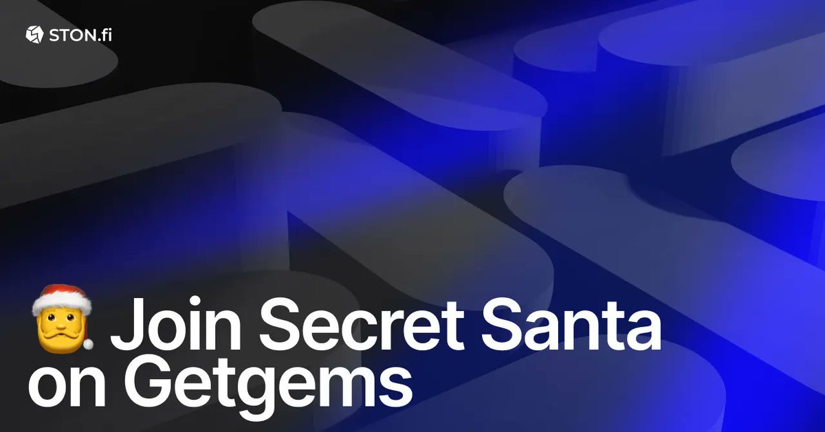 imobassey27's tweet photo. 🎁 Telegram Secret Santa is LIVE! 🎅

​Join @getgemsdotio for a global gift swap! Add a gift by Dec 30 to receive a random holiday surprise. 🎄
​Will you top the generosity leaderboard? 🏆
​✨ Join the magic: [https://t.co/7Ph4zwlonF…]
@ston_fi 
#STONf #Getgems #Tons https://t.co/o5aD9iac3C