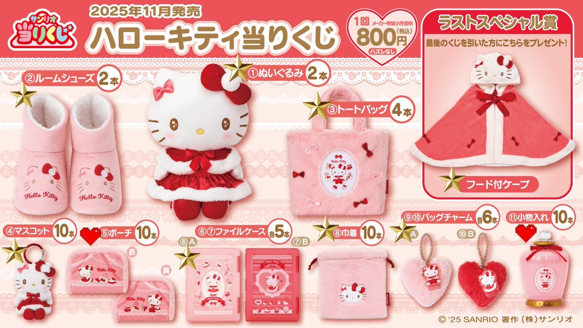 サンリオ ハローキティ 当たりくじ 譲❤️ポーチ 小物入れ 各1 求