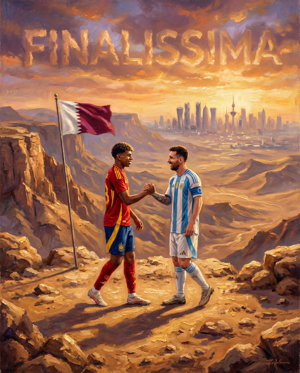 🚨🏆 OFFICIAL: La Finalissima with Spain vs Argentina will take place in Doha, Qatar on March 27th, 2026.