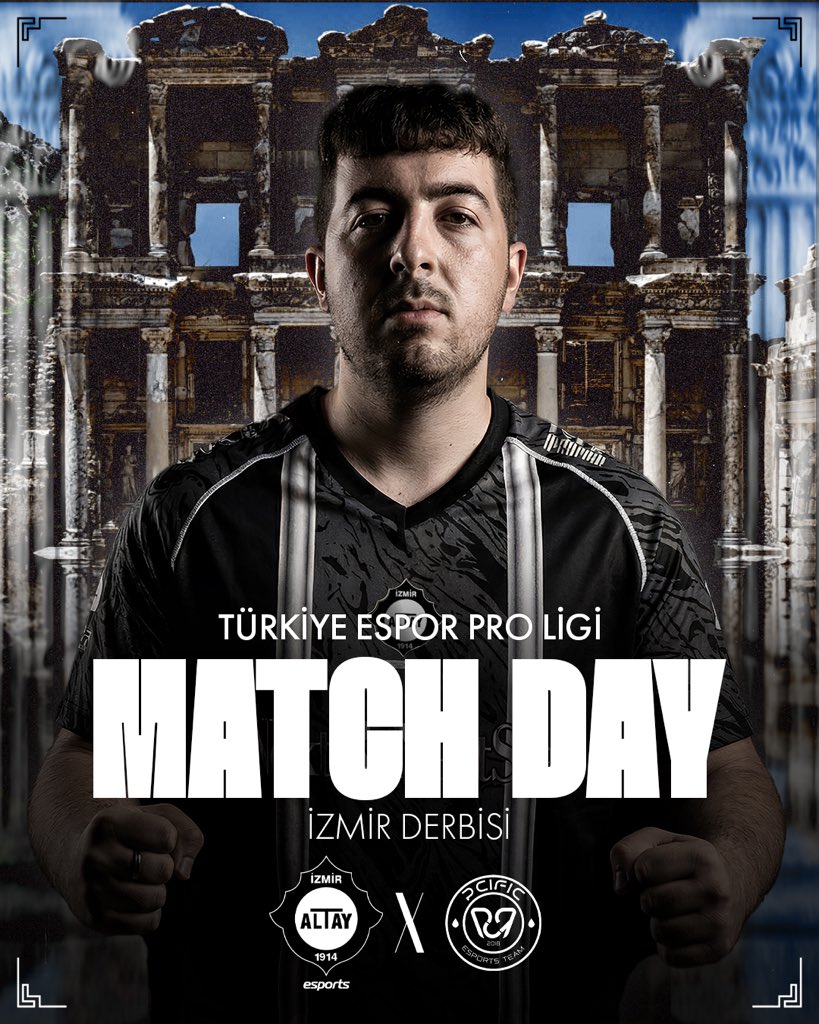 Sırada İzmir derbisi var! 

Türkiye Espor Pro Ligi’nde rakibimiz <a href="/PCIFICespor/">PCIFIC Esports</a>. 

🕚 23.00

#BüyükAltay