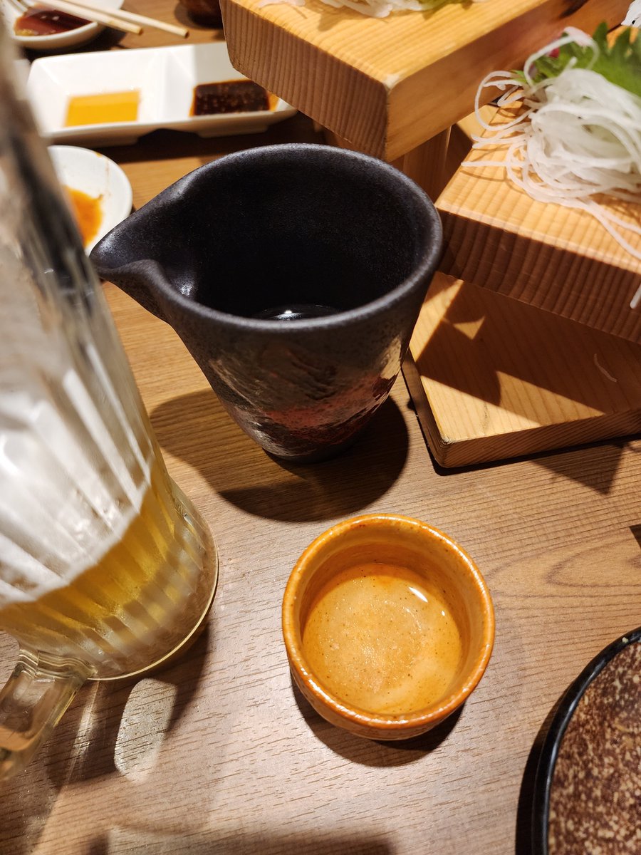maecciaim's tweet photo. @aimyonGtter 田酒飲んでます！！ https://t.co/KGXO4w3Bq8