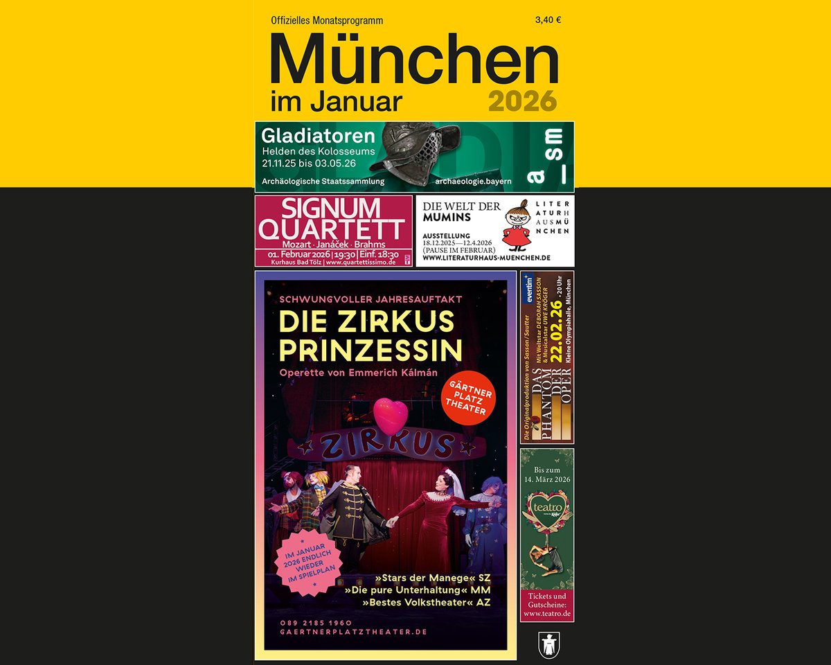 📢Heute erscheint mit #Muenchen  im Januar" die neue Ausgabe unseres Monatsprogramms. 📆Erhältlich an fast jedem Kiosk im Großraum München und im Abo. Ideal zum Schmökern und Planen rund um die Feiertage! 😃👍
monatsprogramm-muenchen.de/default.asp?Me…