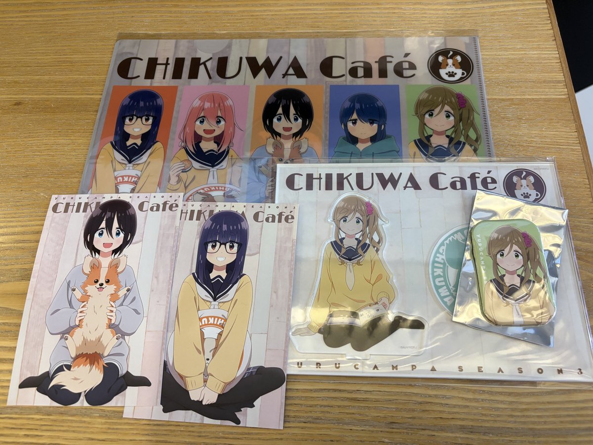 今日の戦利品❣️ あおいちゃんのアクスタ🥰 そしてクリアファイル