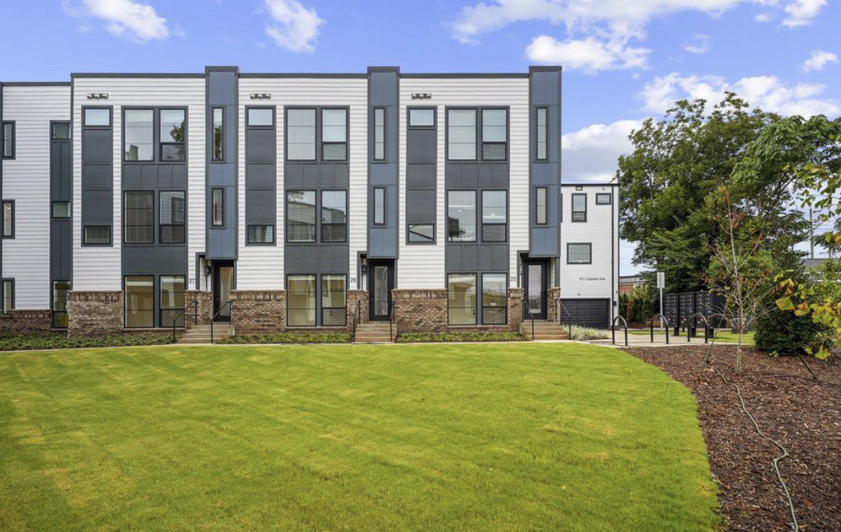 Tesho13's tweet image. When designing a building, it makes sense to spend more money on the front than the back

But what’s the main entrance of these homes?

The design makes you think it’s the front door, but in reality, it’s the garage

I’d love to see similar projects put effort towards a well…