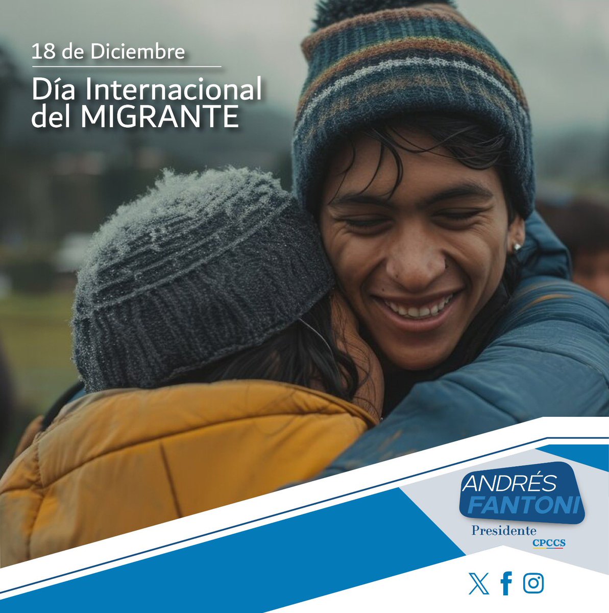 🌍 Día Internacional del Migrante

Migrar es mucho más que cambiar de país.
Es dejar atrás afectos, costumbres y certezas, para construir esperanza en otro lugar. Es valentía, resiliencia y la fuerza de empezar de nuevo, aun con miedo.

Hoy honramos a quienes migran, a quienes
