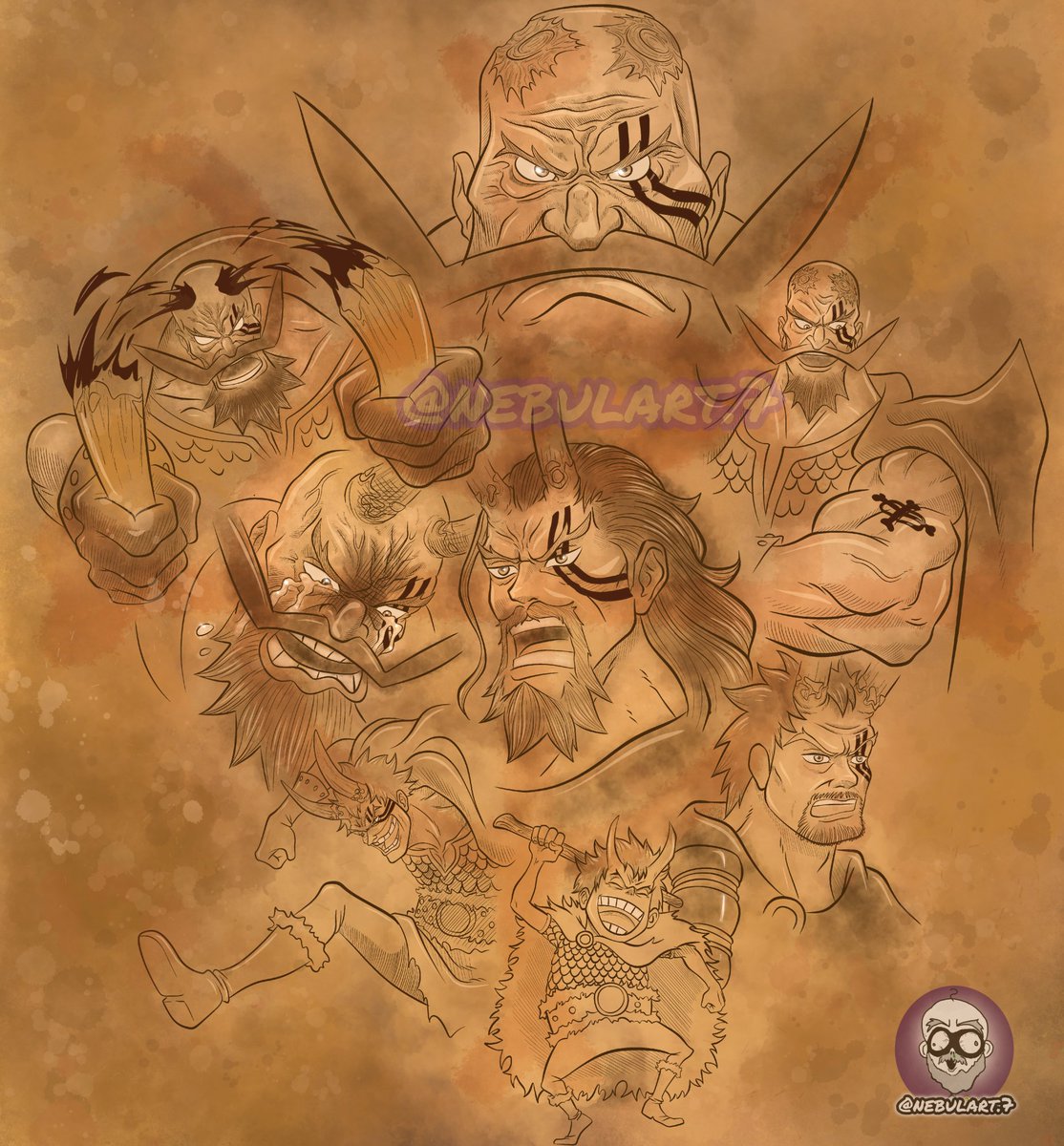 Nebulart7's tweet image. King Harald

#ONEPIECE #onepiece1169