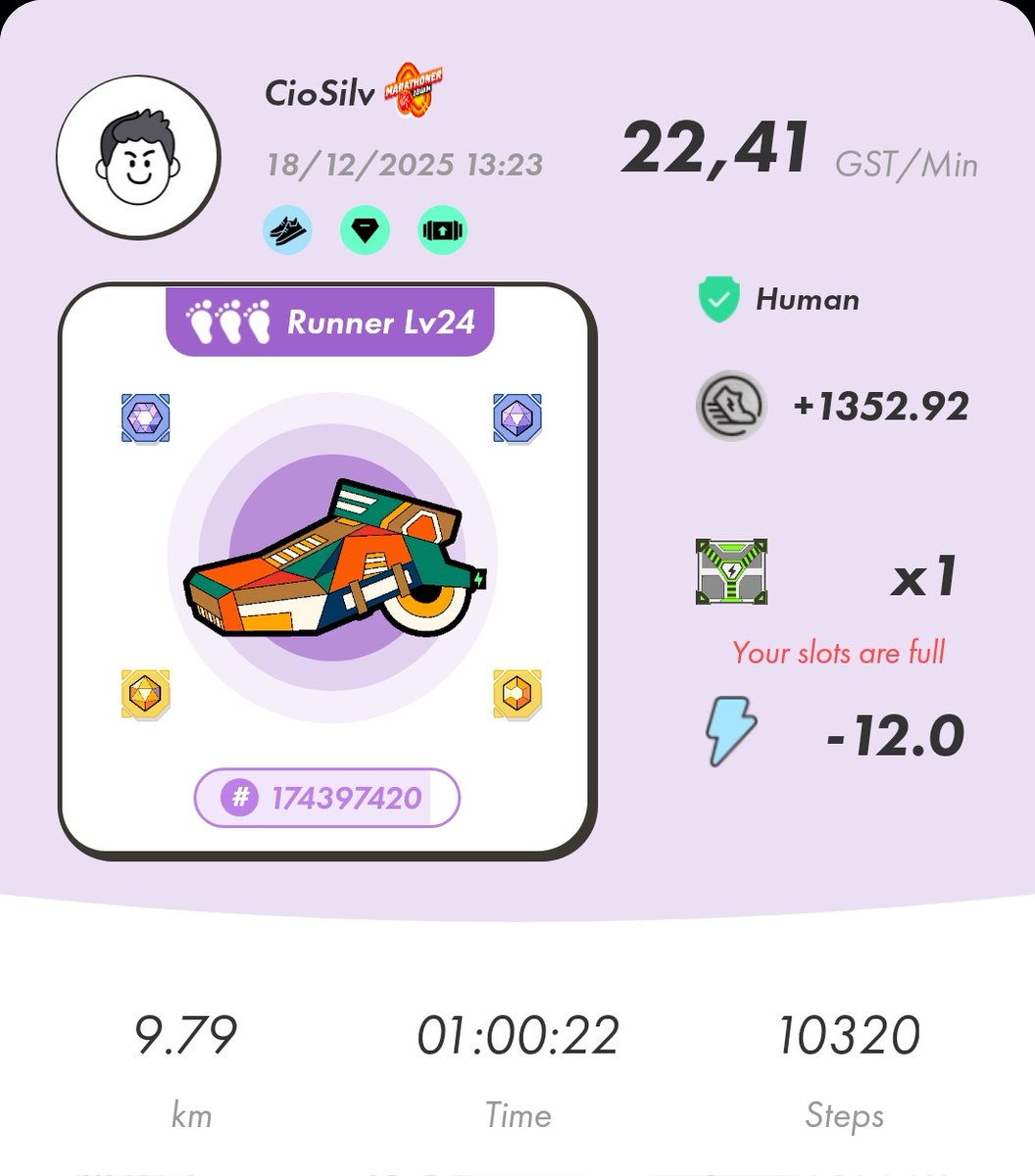 I run to heal my mind 😌 ✨️ 🎶 #STEPN made me run 🏃‍♂️ Activation code :  46801928