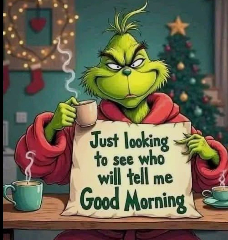 AlexisRenee442's tweet image. Good morning!🌄☕️🇺🇸 
Hope ya’ll have a great day!

Forget polite greetings. I wake up looking like a gremlin that lost a fight with a lawnmower. Just give me a grunt like you’re auditioning for Planet of the Apes, a limp wave that says ‘I’m technically alive,’ even a nod that…
