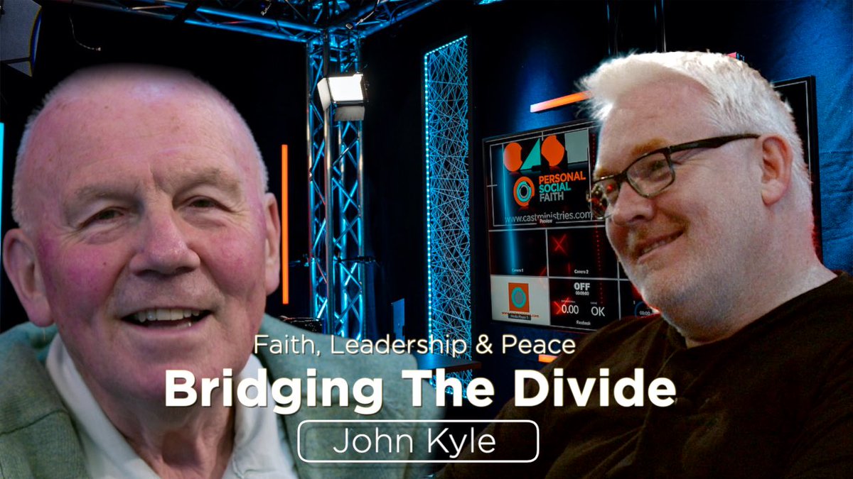 Cast_Ministries's tweet photo. Bridging The Divide
John Kyle reflects on faith, leadership, and reconciliation shaped during Northern Ireland’s conflict.

Watch now. 
https://t.co/8JtsgVcXbS 

#CastPodCast #BridgingTheDivide #FaithAndPeace #JohnKyle https://t.co/rr6Pq8M14V