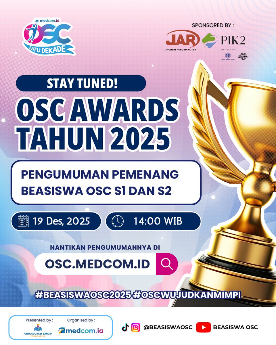 Beasiswa OSC tweet media