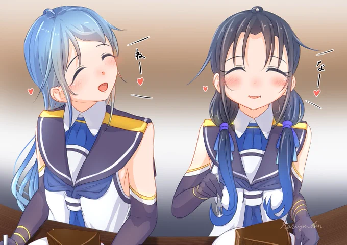 さみすず美味しいケーキ。#艦これ