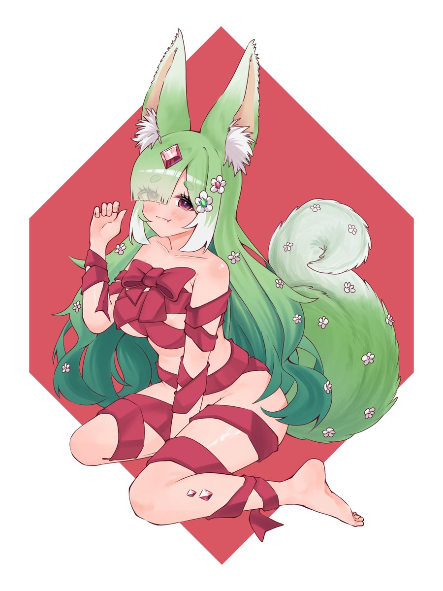 it is not christmas yet, but i have an inkling of what my gift might be this year ^0^
(it is everything i could ever ask for 💚)

wonderful art by <a href="/Lidzi_art/">Lidzi.</a> 
#ceramake