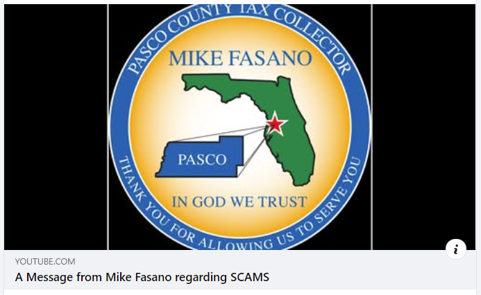With the rise of scams occurring daily, it is crucial to safeguard yourself &amp; your loved ones at all costs. Join Mike Fasano as he explains one of the latest text message scams making the rounds which pretends to be from FLHSMV.
youtu.be/DiDd7WKReqQ
<a href="/fasanomike/">Mike Fasano</a> <a href="/GregGiordano1/">Greg Giordano</a>