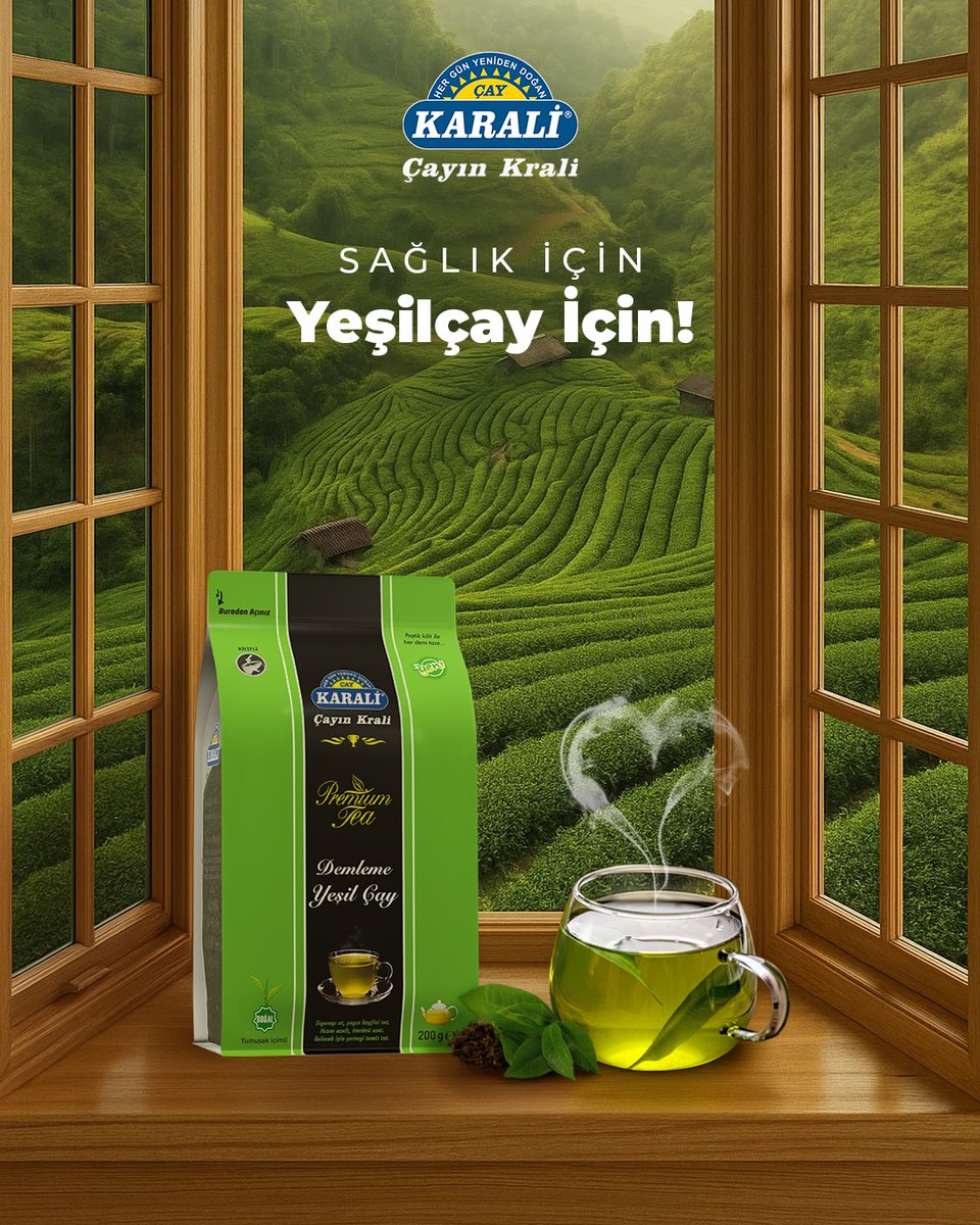 Güne zinde bir başlangıç yapmak, gün içinde enerjinizi yükseltmek veya yorucu bir anı huzurla tamamlamak için bir fincan yeşil çaydan daha iyisi var mı?

🫖 Çayın Krali | karalicay.com

#karaliçay #çayınkrali #yeşilçay #demlemeyeşilçay #poşetyeşilçay #dökmeyeşilçay