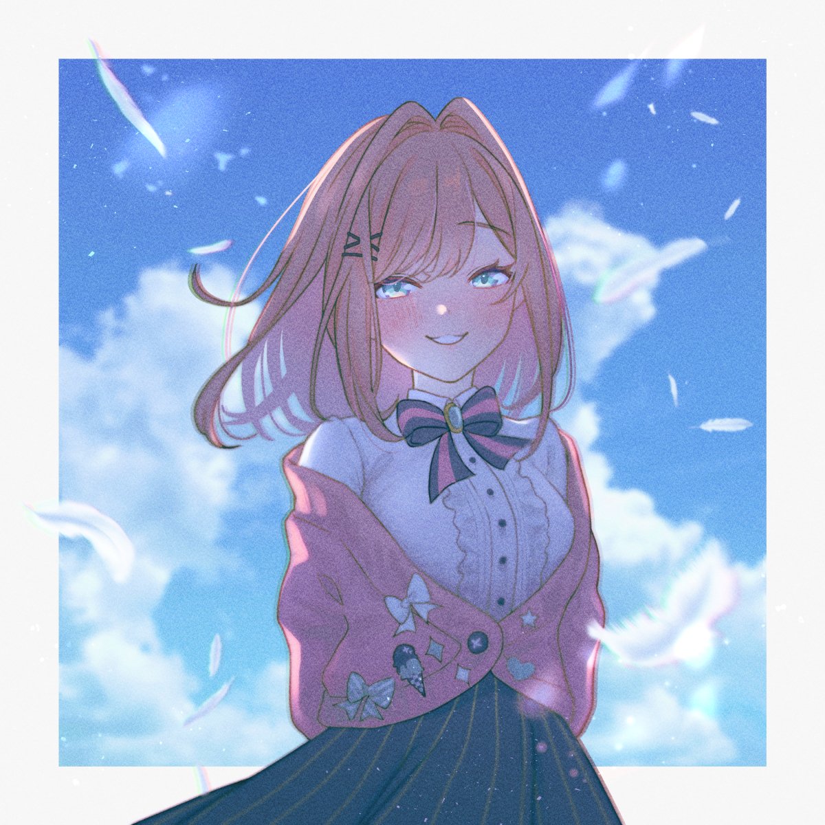 鈴原るる 「おかえり! #るるのアトリエ」|ニャン🎨のイラスト