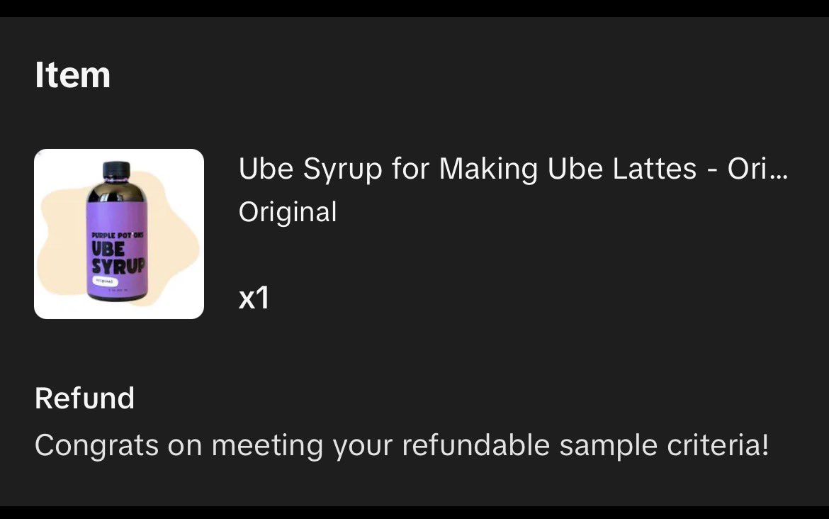 finally made enough sales on my first refundable sample on tiktok shop!! 🥰🎉

#ugc #UGCcreator #tiktokshop