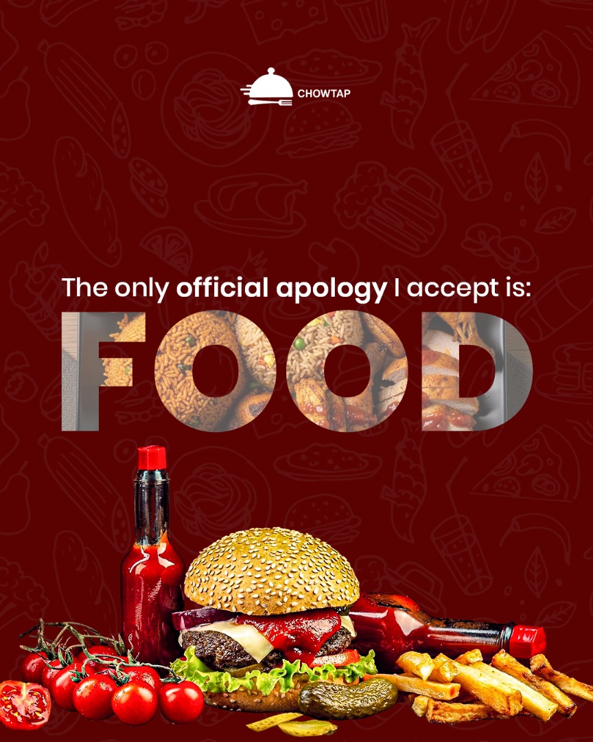 chow_tap's tweet photo. The only apology we accept?
FOOD. 🍔🍟
If you’re saying sorry, say it with a ChowTap order 😌
Fast delivery. Hot meals. No long talk.
👉 Order on ChowTap

#ChowTap #FoodIsTheApology #SorryWithFood #CampusEats #FoodLovers https://t.co/I4WCaSzF1K