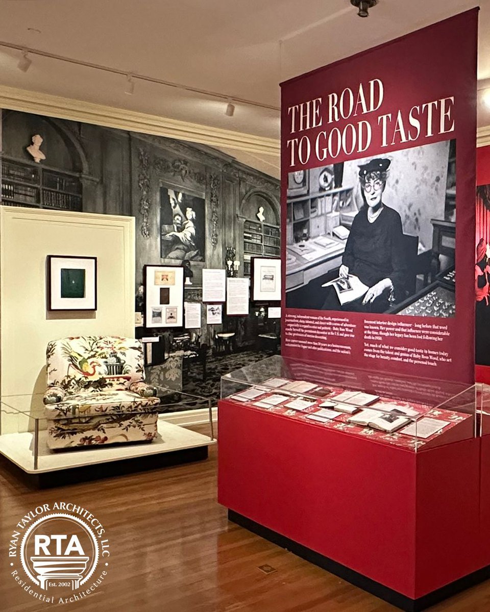 Ruby Ross Wood was a successful decorator + author. She's an Atlanta connection to the interiors of great houses found in places like Newport, RI and Palm Beach, FL. You can learn more in the Swan House exhibit: buff.ly/ooZVEh5

Thanks to the Institute for Classical