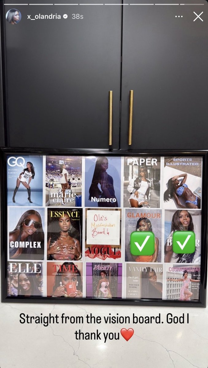 OlandriaPopBase's tweet image. Olandria shares a heartwarming Instagram story following her Glamour cover debut alongside her partner, Nic.