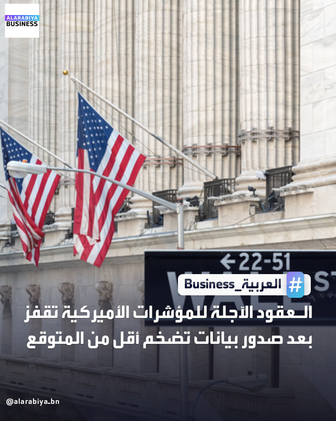 عاجل| العقود الآجلة للمؤشرات الأميركية تقفز بعد صدور بيانات تضخم أقل من المتوقع _Business 