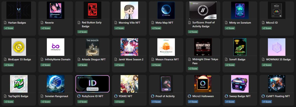 💙Soneium Season 5 Score Guides

The ultimate <a href="/soneium/">Soneium 💿</a> Season 5 is out, so I created new guides for all NFTs and quests for you.

✅Link - bit.ly/Soneium-GuideH…

💙Enjoy!