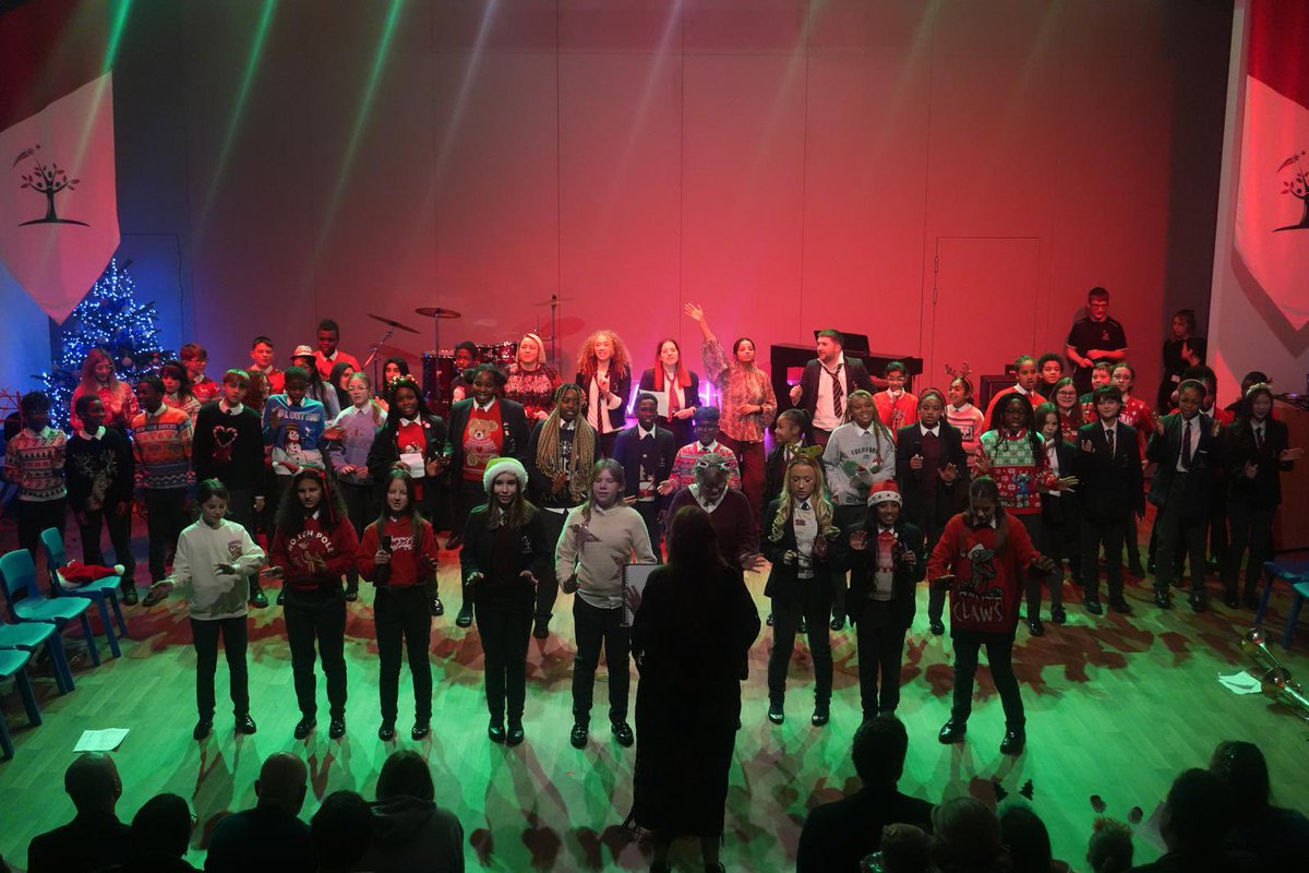 AAWoodfields's tweet photo. Teachers supported scholars to learn new instruments for the first time through the MiSST programme, build confidence, and perform with pride. From brass and solos to drama, poetry and a staff panto, staff guidance helped every student shine. A joyful celebration. https://t.co/j39Z9lL4qb