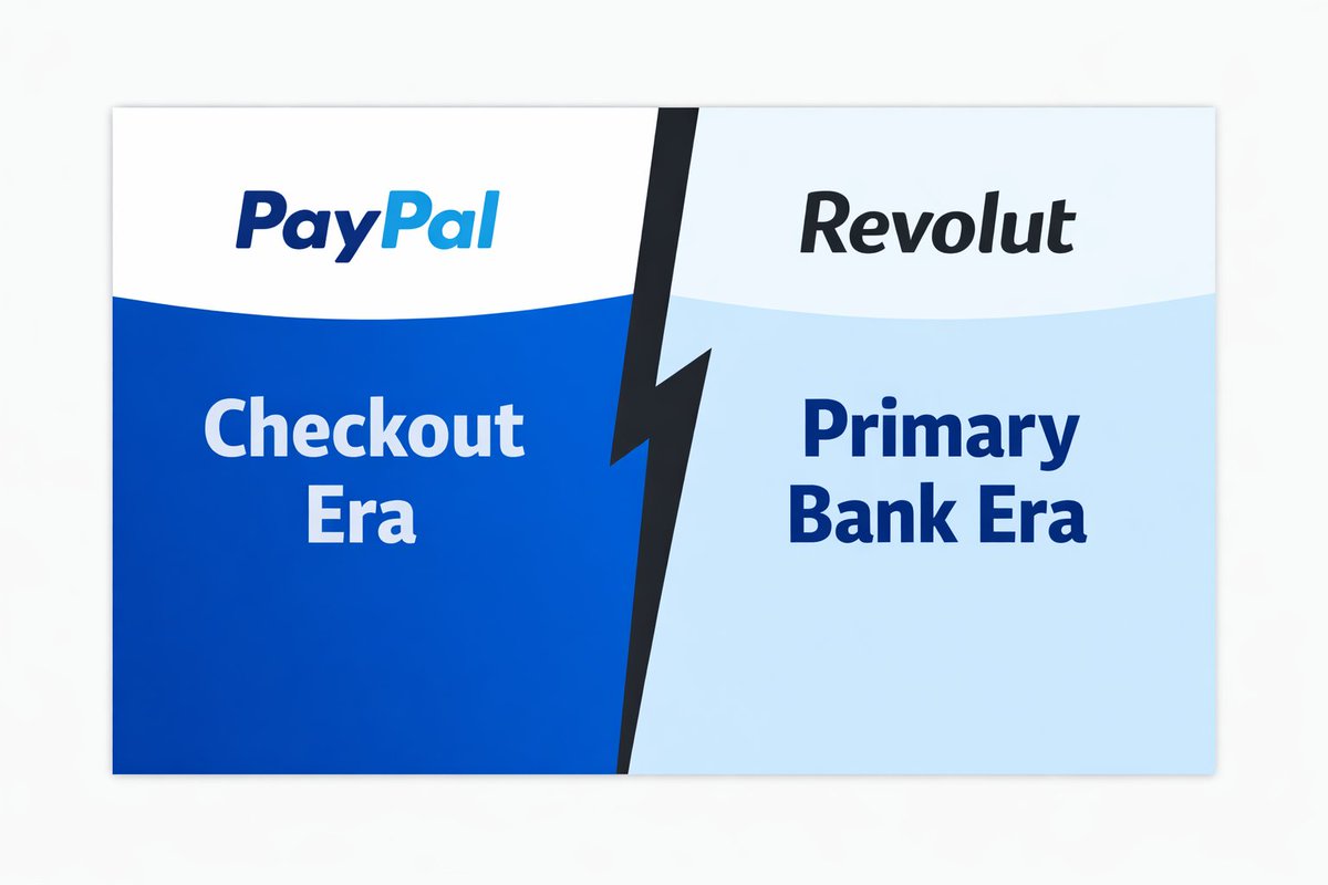 SteveMaz_'s tweet photo. PayPal isn’t chasing the super-app race.

It’s choosing a different endgame.

While neobanks fight to own the customer, PayPal is quietly positioning itself as something else entirely 👇

#FintechStrategy #Payments https://t.co/XFZSuWZcfF