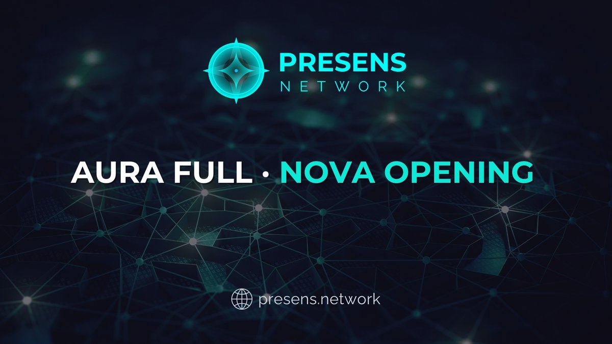Presens Aura Server reached full load in just 2 days!

To support rapid growth &amp; stable performance, we’re expanding using our horizontal scaling architecture.

🕐 Tomorrow 1PM UTC: PRESENS NOVA SERVER opens (URL will be shared)

All servers run independently with equal weight