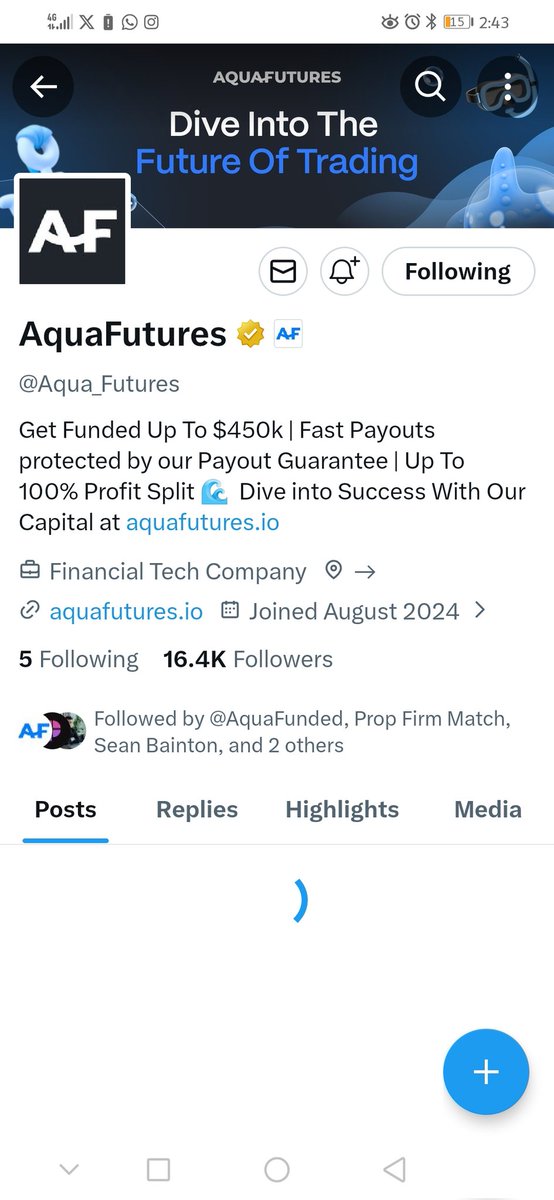 Isuhu02's tweet photo. @AquaFunded @Aqua_Futures @AquaTvLive Let's goo 🤝 https://t.co/Q6xBCPTUwx