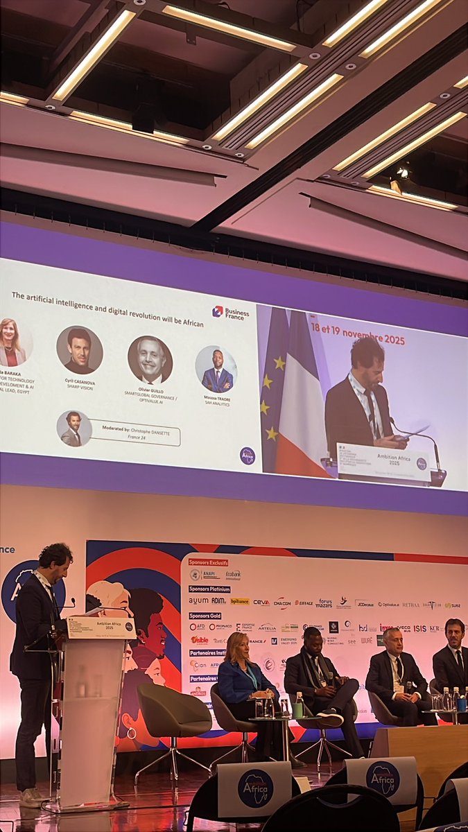 Paris 🇫🇷 | Ambition Africa 2025
TipTechEnergie a participé à Ambition Africa et au Forum d’affaires RDC–France.
Des échanges riches, des perspectives fortes et une vision claire : bâtir des ponts durables entre la RDC et le monde. 
<a href="/InesMungazi/">Inès Mungazi</a>