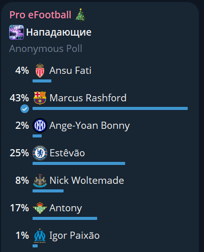pro_efootballTG's tweet photo. many choose:

D. Huijsen
Kevin De Bruyne
Marcus Rashford https://t.co/9xZ9fimhgj