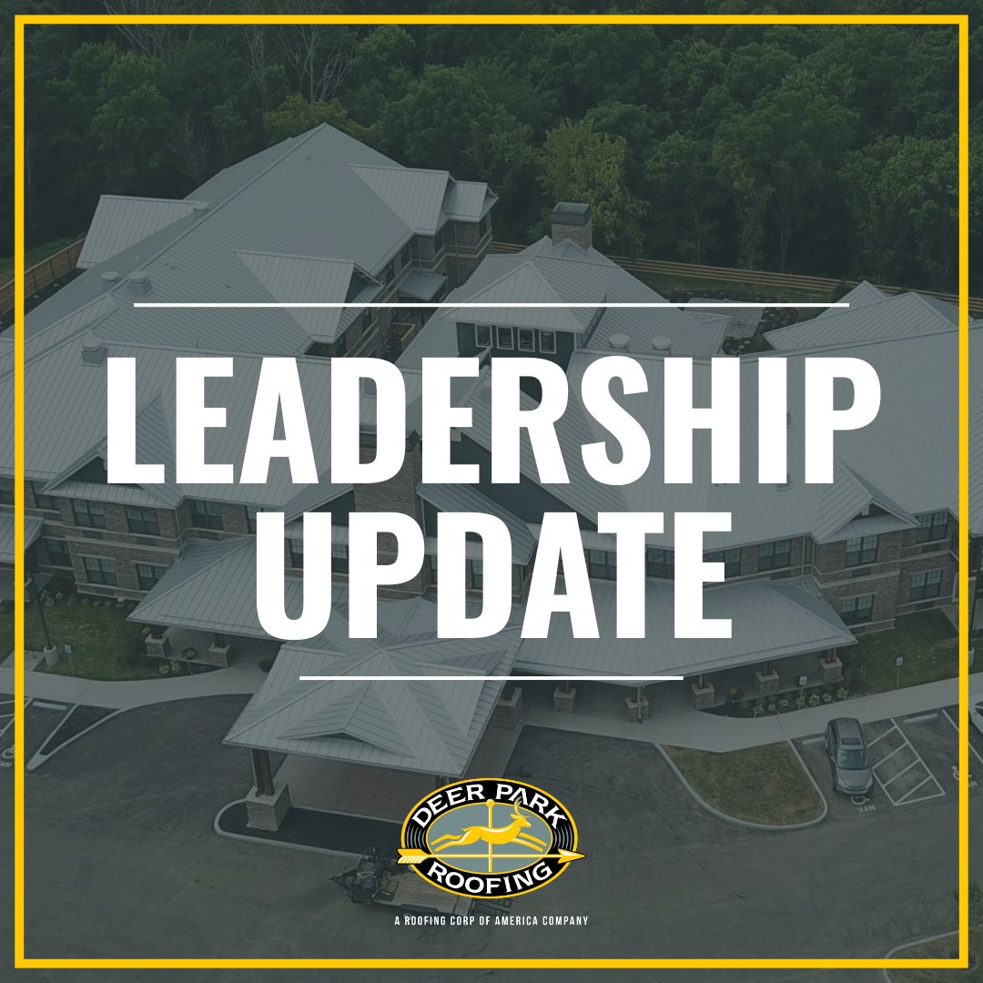 We’re proud to announce a significant milestone for Deer Park Roofing: the appointment of Anthony Kahny as President, marking our first leadership transition in nearly 30 years.

Founder and current President Nick Sabino will step into the role of Regional President with Roofing