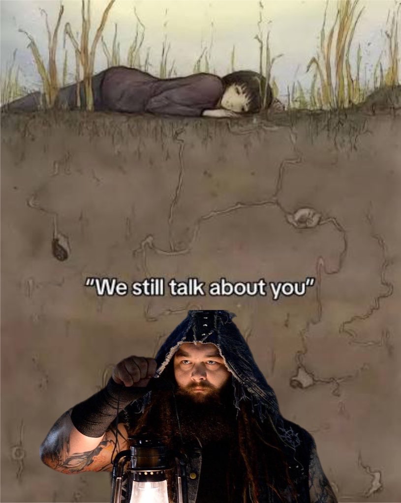 RingRant_'s tweet photo. And we’ll never stop ⭕️ #BrayWyatt https://t.co/adu6pxytk5