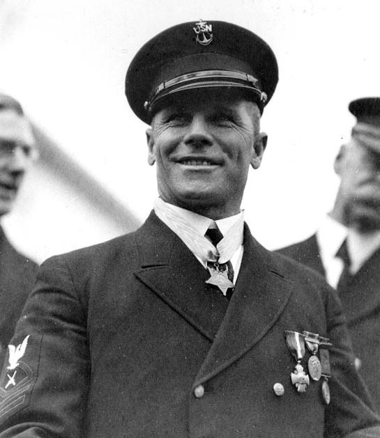 hmcrem's tweet photo. Good morning Patriots. Coffee time. Sit with a hot cup of #Goatlocker Coffee. A toast to this Badass for actions on this day. 

Navy Lt. Thomas Eadie spent a combined 30 years of service in the Navy  from the early 20th century to after World War II. His work as an expert  diver salvaging shipwrecks earned him several accolades, especially  when it came to saving a fellow diver who had gotten tangled far below  the water. For that rescue, he earned the Medal of Honor.

Thomas Eadie was born on April 8, 1887, in Glasgow, Scotland. He enlisted in the United States Navy on July 6, 1905, and was eventually rated as a Gunner's Mate and was also trained as a diver.

While serving as a Chief Gunner's Mate in the 1920s, he assisted in salvage work on the sunken submarines USS S-51 and USS S-4, receiving the Navy Cross for each operation, and the Medal of Honor for extraordinary heroism in rescuing a fellow diver on the S-4 on December 18, 1927.

Eadie retired from active duty on February 1, 1939.  He returned to active service during World War II on April 30, 1942, receiving appointment as Chief Gunner (Warrant Officer). He was promoted to ensign on August 15, 1942, and to lieutenant on July 1, 1944. He retired with that rank in September 1946.

Thomas Eadie died at Brockton, Massachusetts, on November 14, 1974, and was buried in Island Cemetery annex in Newport, Rhode Island.  There is a plaque in his honor at the First Presbyterian Church in Newport and Eadie Street in Newport is named after him.

MOH Citation:
For display of extraordinary heroism in the line of his profession above  and beyond the call of duty on 18 December 1927, during the diving  operations in connection with the sinking of the U.S.S. S-4 with  all on board, as a result of a collision off Provincetown, Mass. On  this occasion when Michels, chief torpedoman, U.S. Navy, while  attempting to connect an air line to the submarine at a depth of 102  feet became seriously fouled, Eadie, under the most adverse diving  conditions, deliberately, knowingly, and willingly took his own life in  his hands by promptly descending to the rescue in response to the  desperate need of his companion diver. After two hours of extremely  dangerous and heartbreaking work, by his cool, calculating, and skillful  labors, he succeeded in his mission and brought Michels safely to the  surface.

Rank: Chief Gunner's Mate
Conflict/Era: Interim 1920 - 1940
Military Service Branch: U.S. Navy
Medal of Honor Action Date: December 18, 1927
Medal of Honor Action Place: off Provincetown, Massachusetts, USA

Thomas Eadie died at Brockton, Massachusetts, on November 14, 1974, and was buried in Island Cemetery annex in Newport, Rhode Island.  There is a plaque in his honor at the First Presbyterian Church in Newport and Eadie Street in Newport is named after him.

Rest in Peace Brother and Warrior.