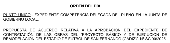 El 22 de diciembre se aprobará de forma definitiva en junta de gobierno extraordinaria el expediente sobre la remodelación del estadio Iberoamericano.