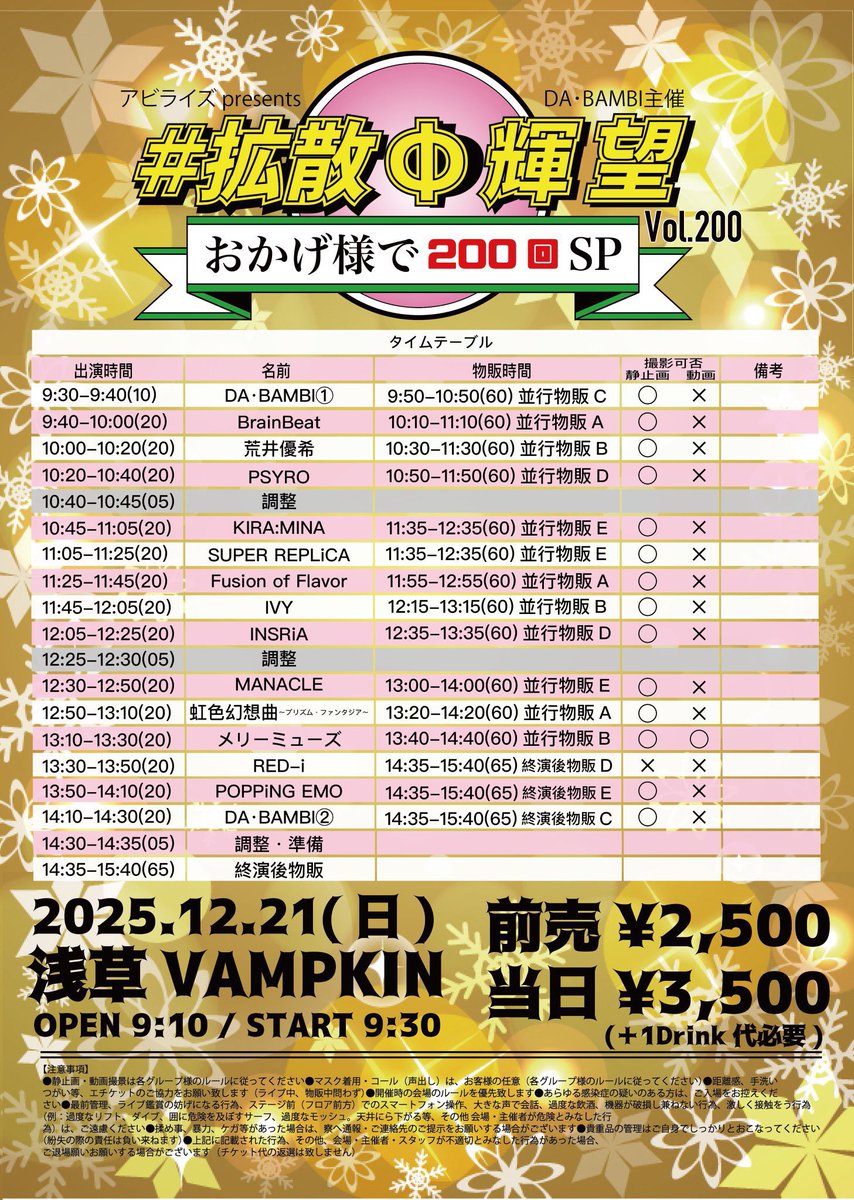 🍓2025/12/21(日)のプリファン①🍓 #拡散Φ輝望 vol.200 