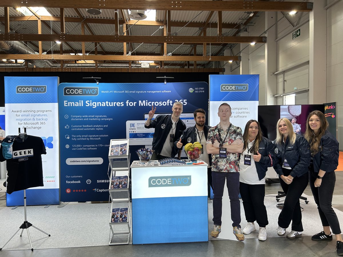 CodeTwoSoftware's tweet image. Our conference season has officially come to an end. This year, we travelled across the US – from Florida all the way to Seattle – and flew all over Europe as well (including Paris, Barcelona, Dublin, and Leipzig). Here’s a quick CodeTwo 2025 event wrap-up:
➡️ 18 conferences (10…