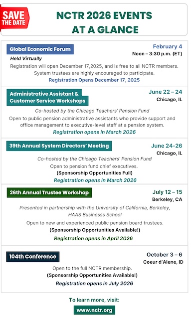 NCTRtalk's tweet photo. NCTR is excited to share our 2026 Member-Only Events! https://t.co/zthFZbhLtP