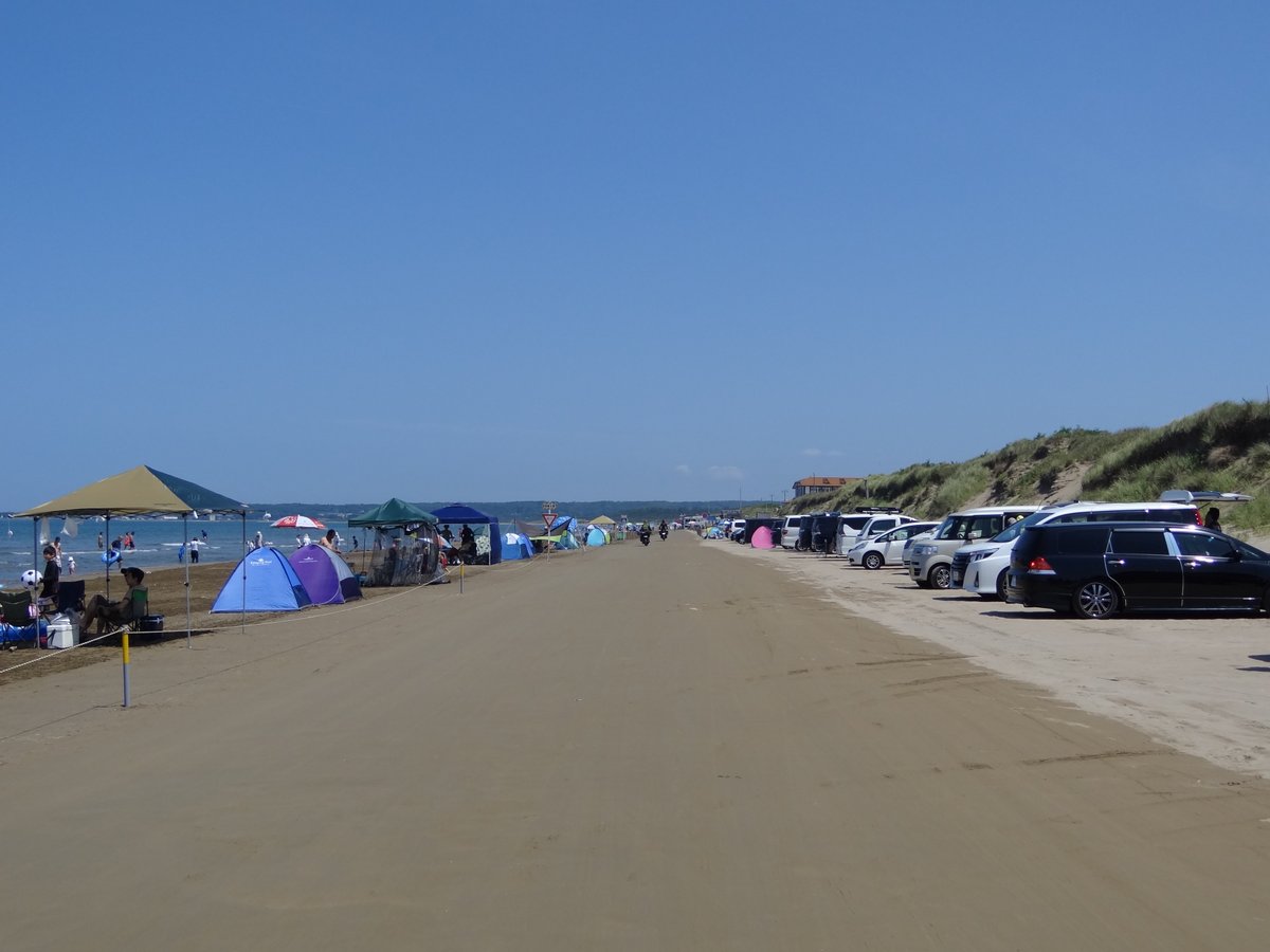 羽咋海岸　憂色 羽咋海岸 憂色 千里浜（ちりはま）なぎさドライブウェイ通行状況／羽咋
