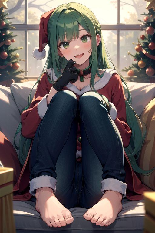 あさみみがー様♡ありがとうございます♡ Amamiさん、メリーお疲れ様ですー٩(๑❛ᴗ❛๑)۶ 毎週企画「AI素足の少女