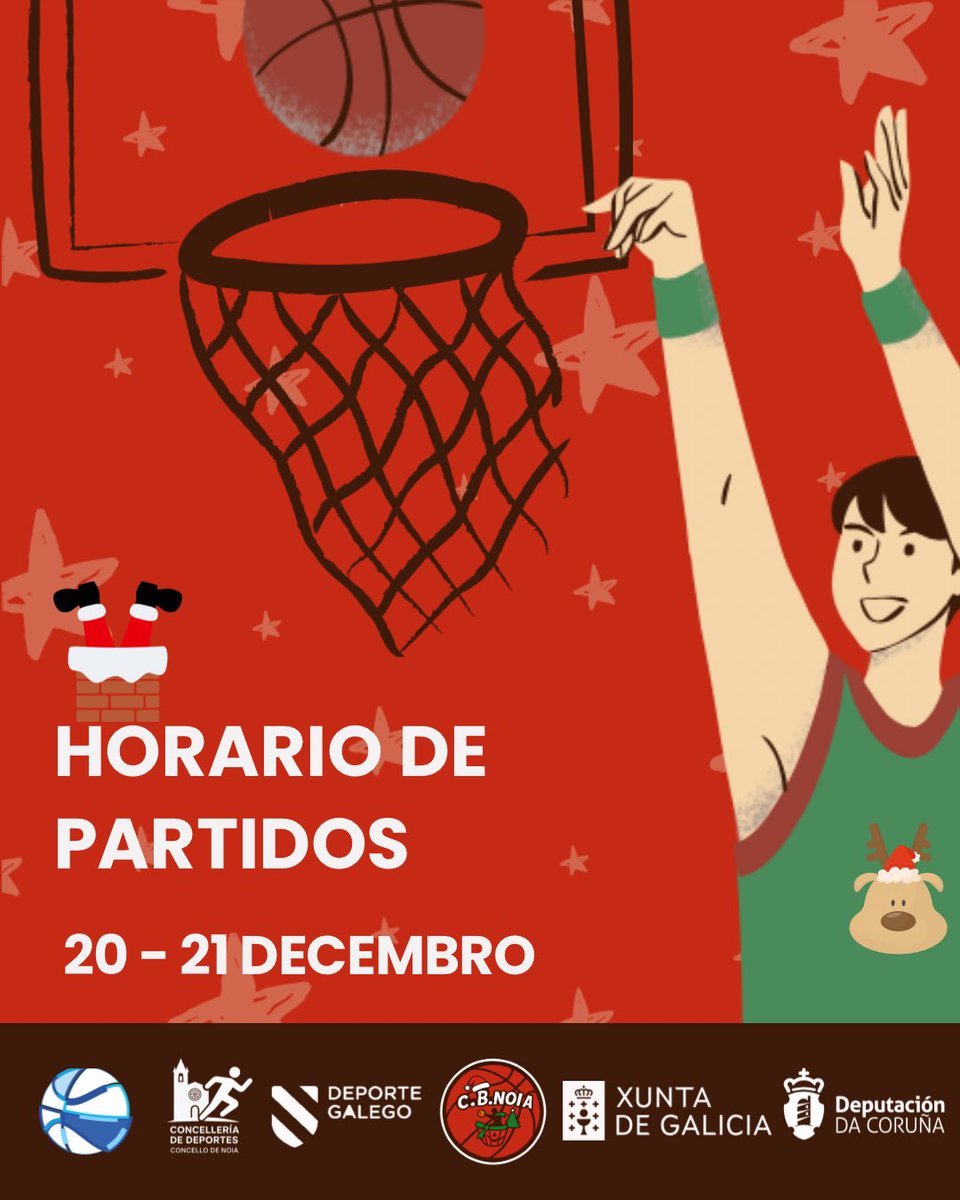 CBNoia's tweet photo. 📅🏀 PARTIDOS DA XORNADA 

Chega o peche do ano… e non paramos 💪
Aquí tes os horarios dos últimos partidos 💙💛 https://t.co/q2JwdxlyHB