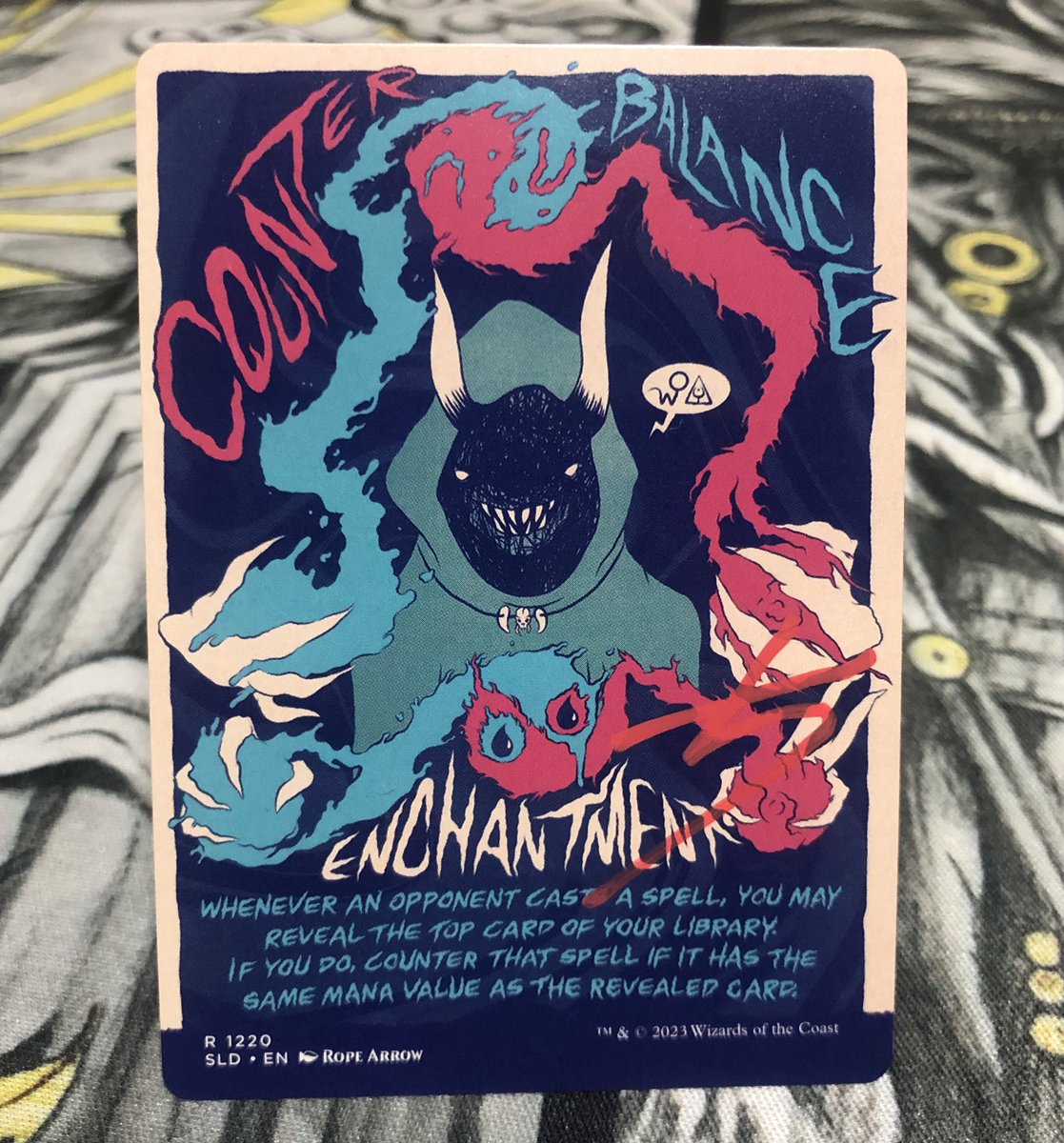 Rope Arrowさん(@rope_arrow)のCounter Balanceのアーティストプルーフ