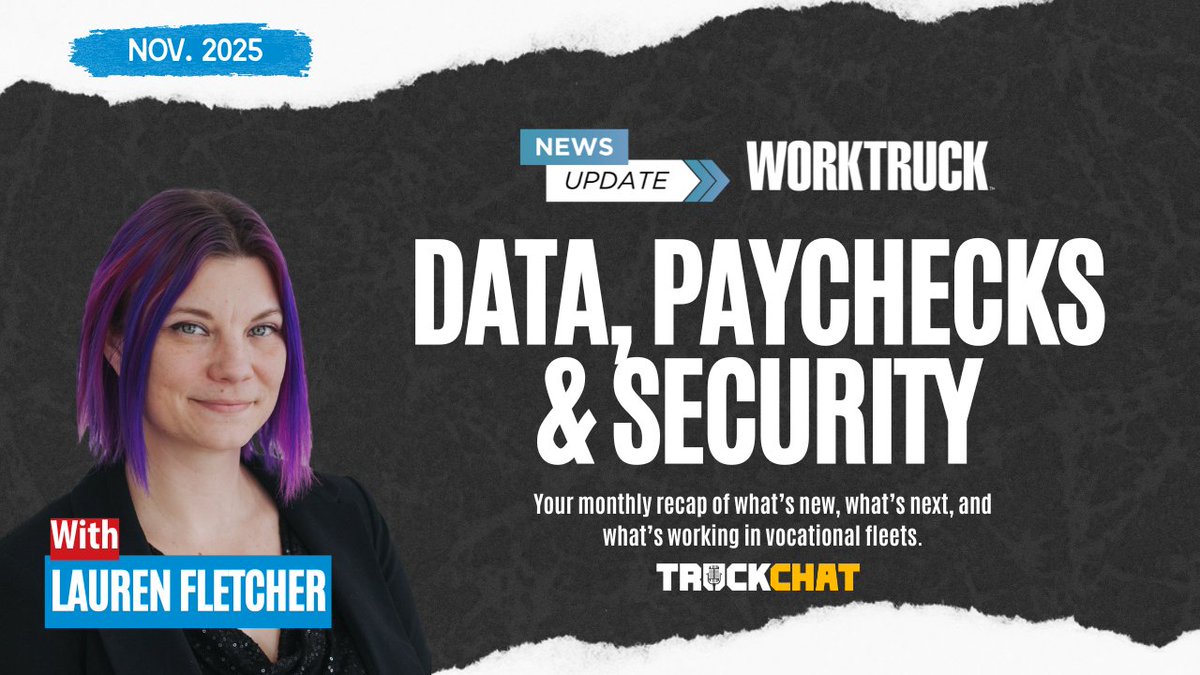WorkTruckMag's tweet image. ICYMI… The fleet industry has a lot going on, before we kick off. Resale trends started shifting, driver pay models came under the microscope, and holiday season risks crept higher than most folks realize.

#WorkTruck #FleetManagement #FleetNews #TruckFleets #DriverExperience