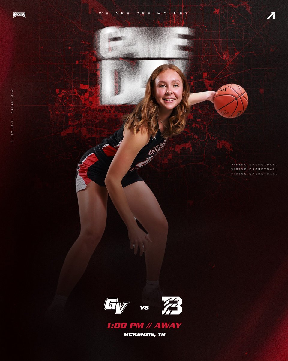 VikingAthletics's tweet photo. W🏀 | #GAMEDAY

🆚 | No. 1 Bethel (TN)
📍 | McKenzie, TN
⏰ | 1:00 PM
📺 | https://t.co/yoNBP9umnP
📈 | https://t.co/nlDf50msOj

#WEAREDSM | #TheRightWayToPlay https://t.co/sePdBDKdBB