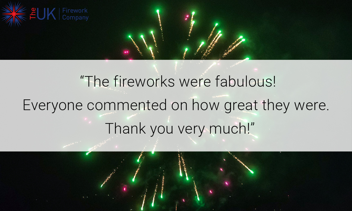 TheUKFireworkCo's tweet photo. "The fireworks were fabulous!" 

Book your display today: https://t.co/lrI9nO5sdd

#Thankyou #Feedback #Testimonial #Events #EventProfs #FeedbackFriday #Fireworks #FireworksDisplay #TheUKFireworkCo #TheUKFireworkCompany https://t.co/VcmK7y2M54