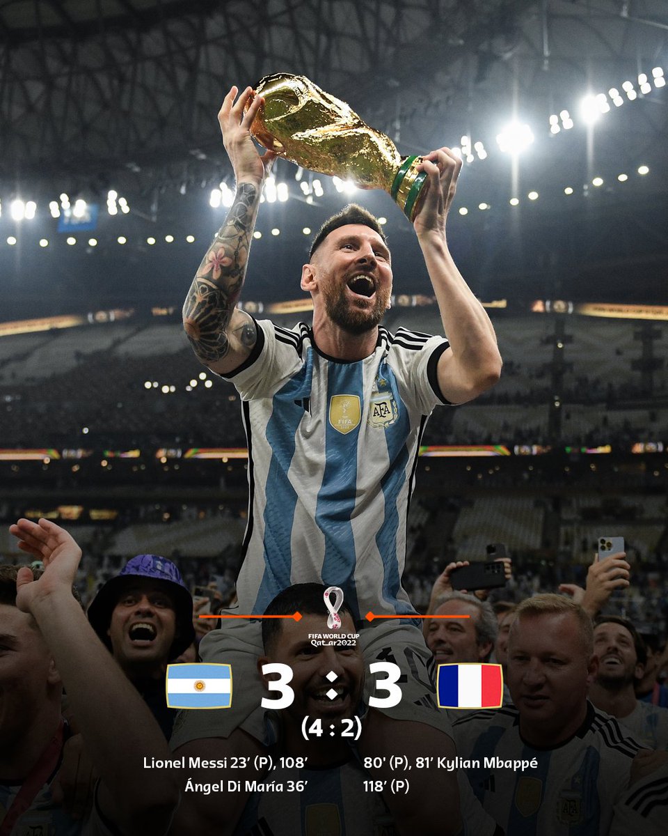 fifaworldcup_es's tweet photo. ¿La mejor final de la historia de la #CopaMundialFIFA? 🇦🇷🇫🇷 https://t.co/YqkrcrXv89